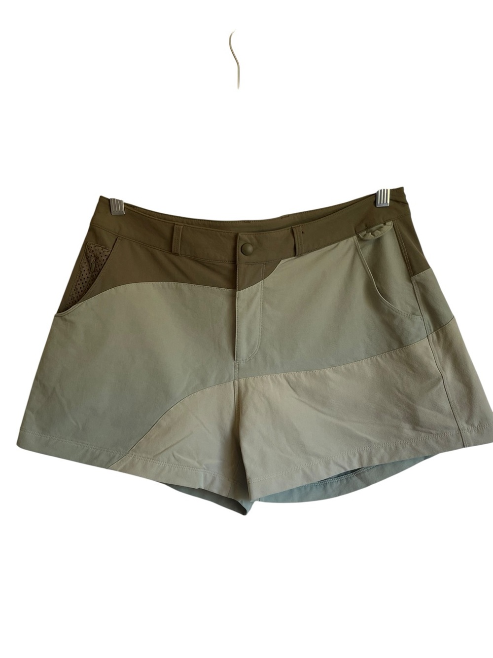 Outdoor Voices RecTrek Colorblock 3" Shorts Sequoia colorway